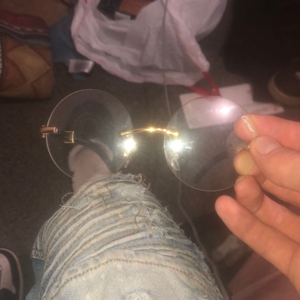 Cartier circle glasses